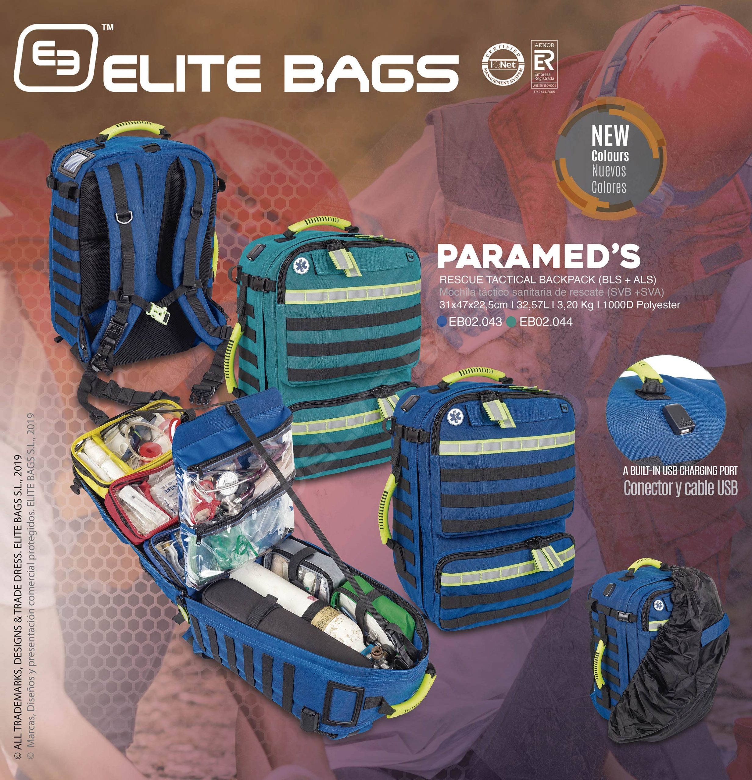 Paramedic Backpack - PARAMED'S - Elite Bags