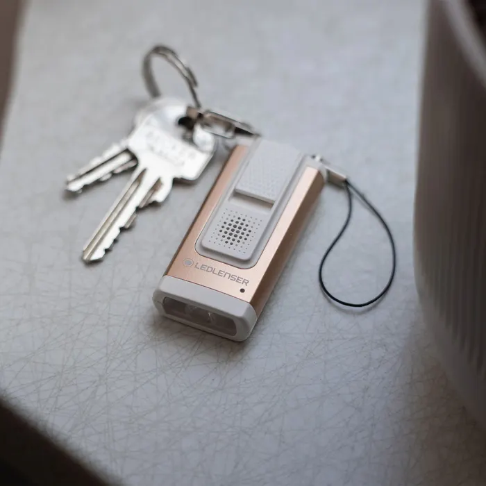 Ledlenser K6R Safety Rechargeable LED Keyring Torch Rose Gold - Image 5